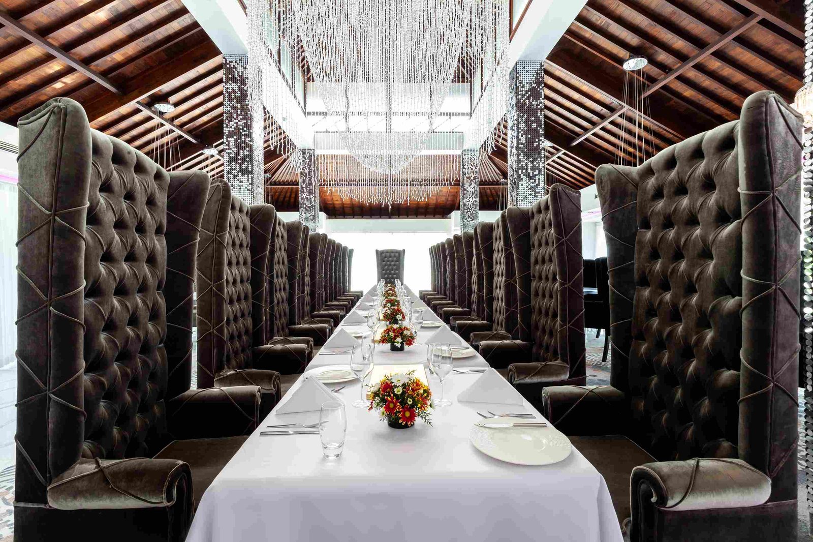 Seven Secrets Resort Lombok, at the table