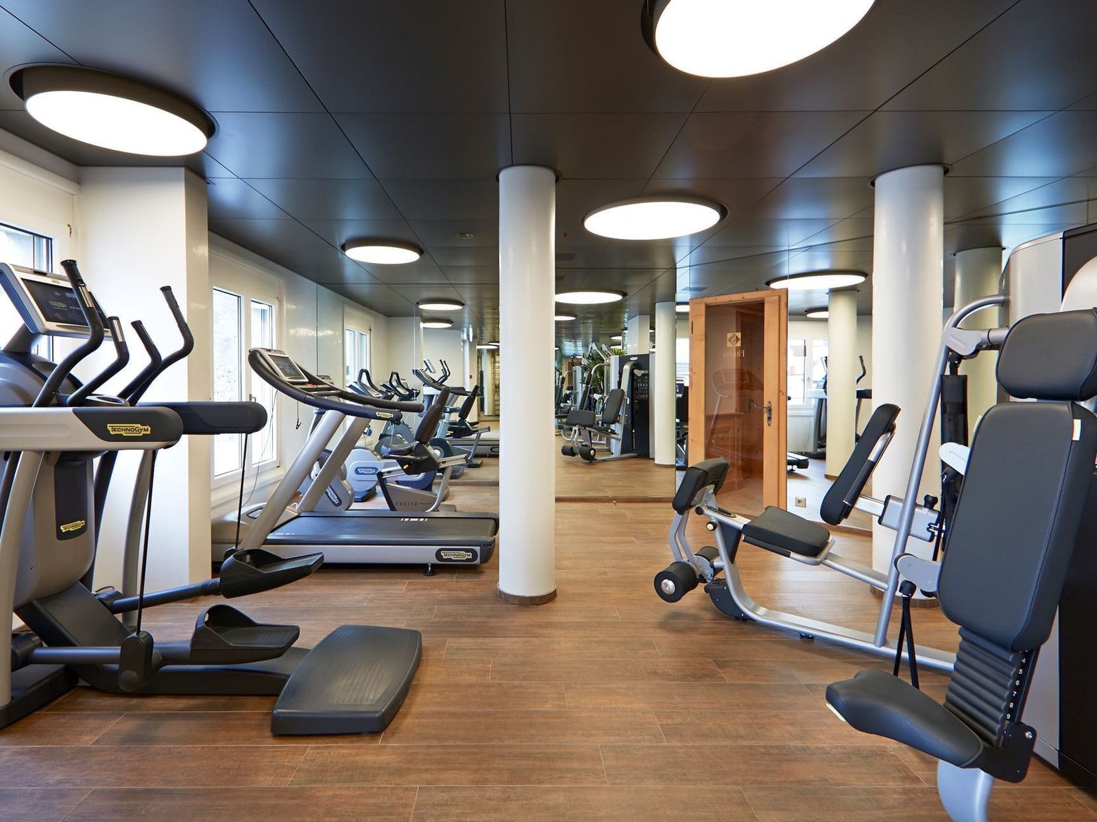 Hotel Seehof Davos, the gym