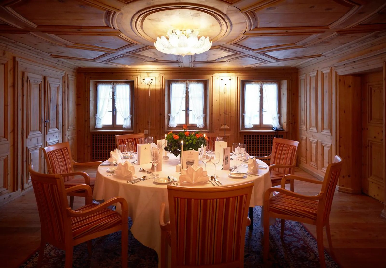 Hotel Seehof Davos, at the table