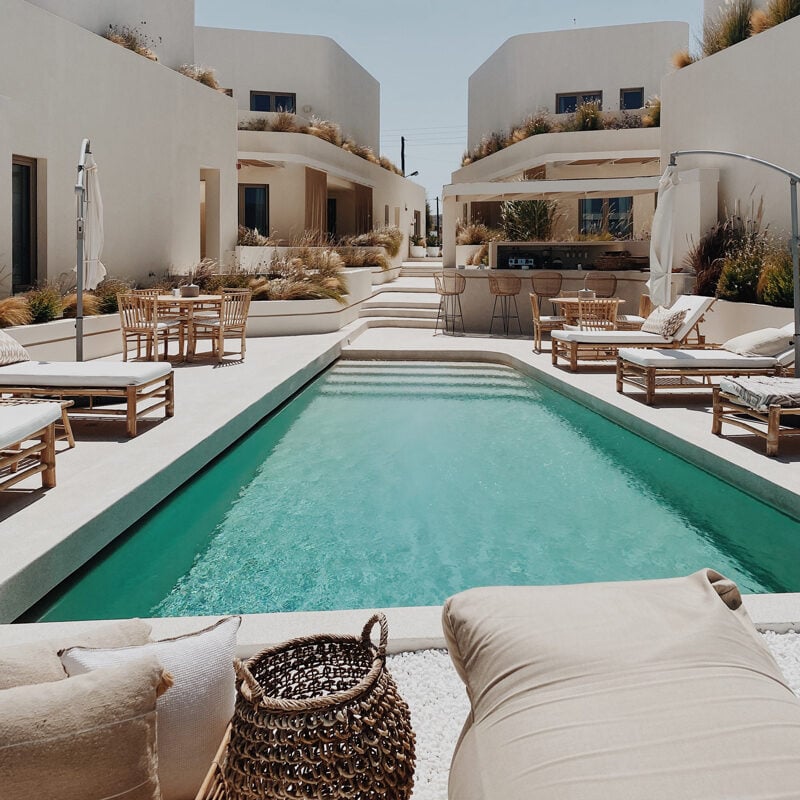 White Pebble Suites, the pool
