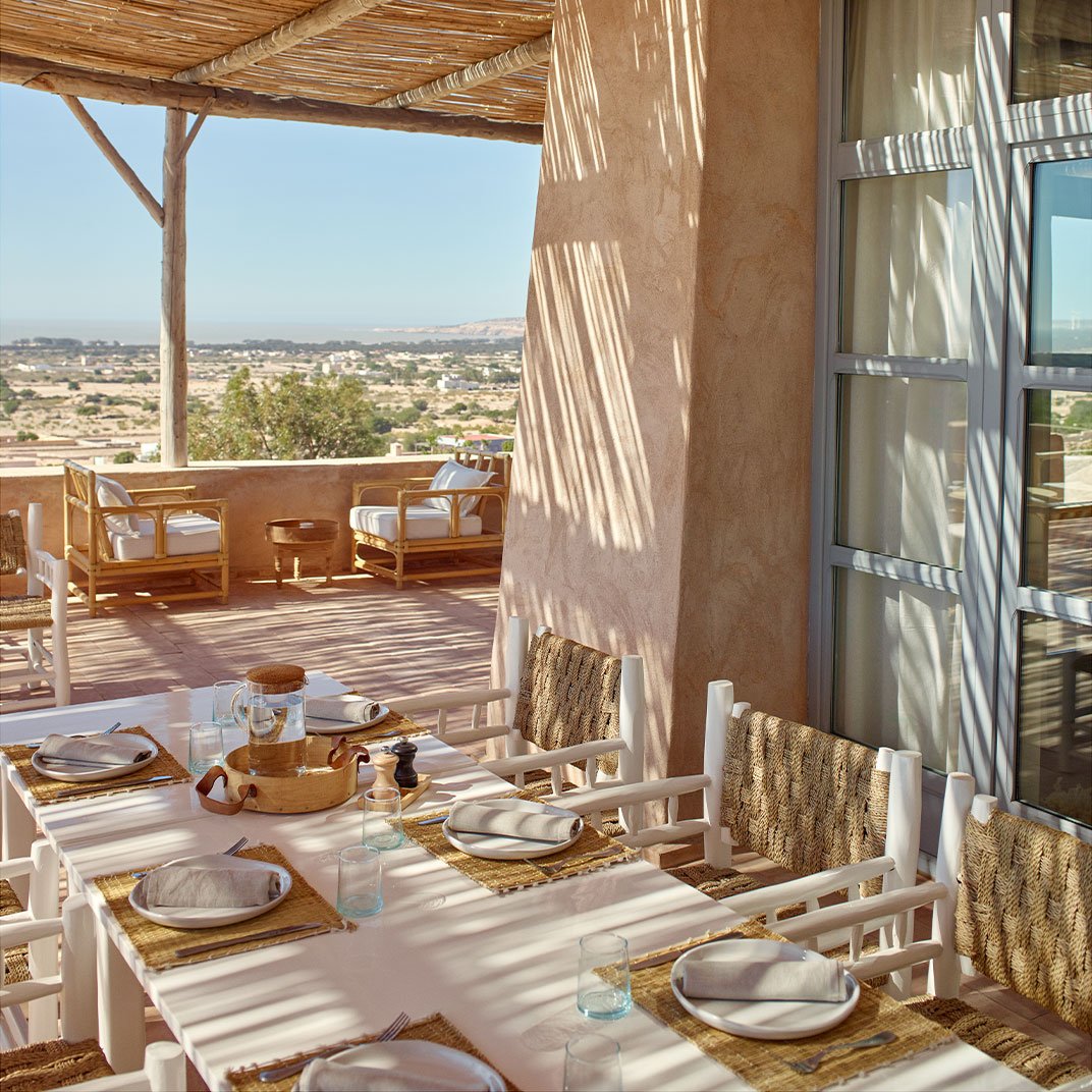 Villa Laba, at the table