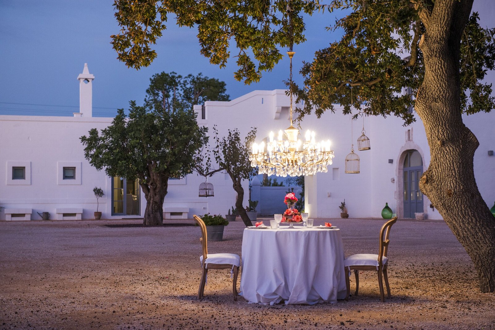 Masseria Le Torri, at the table