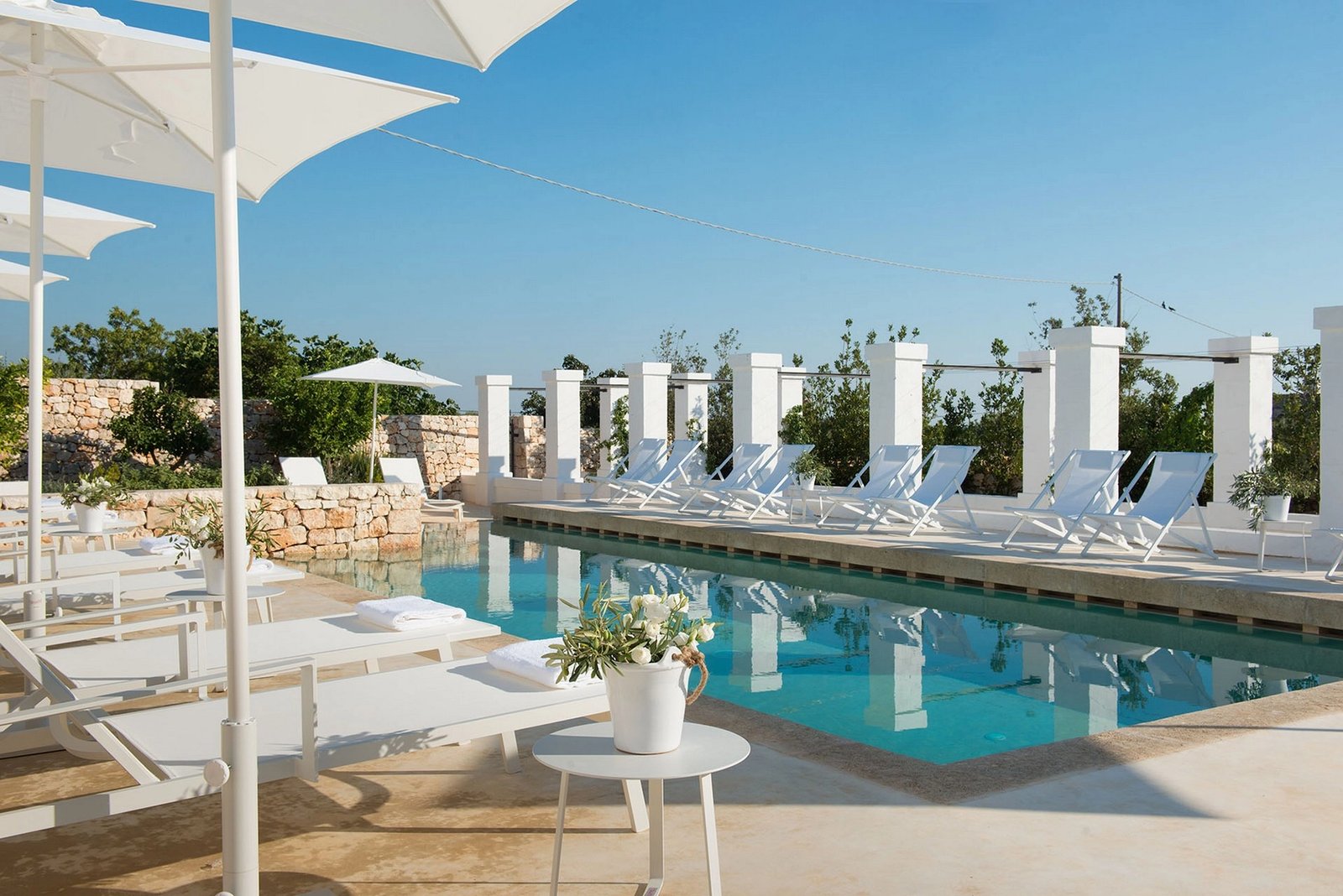 Masseria Le Torri, the pool