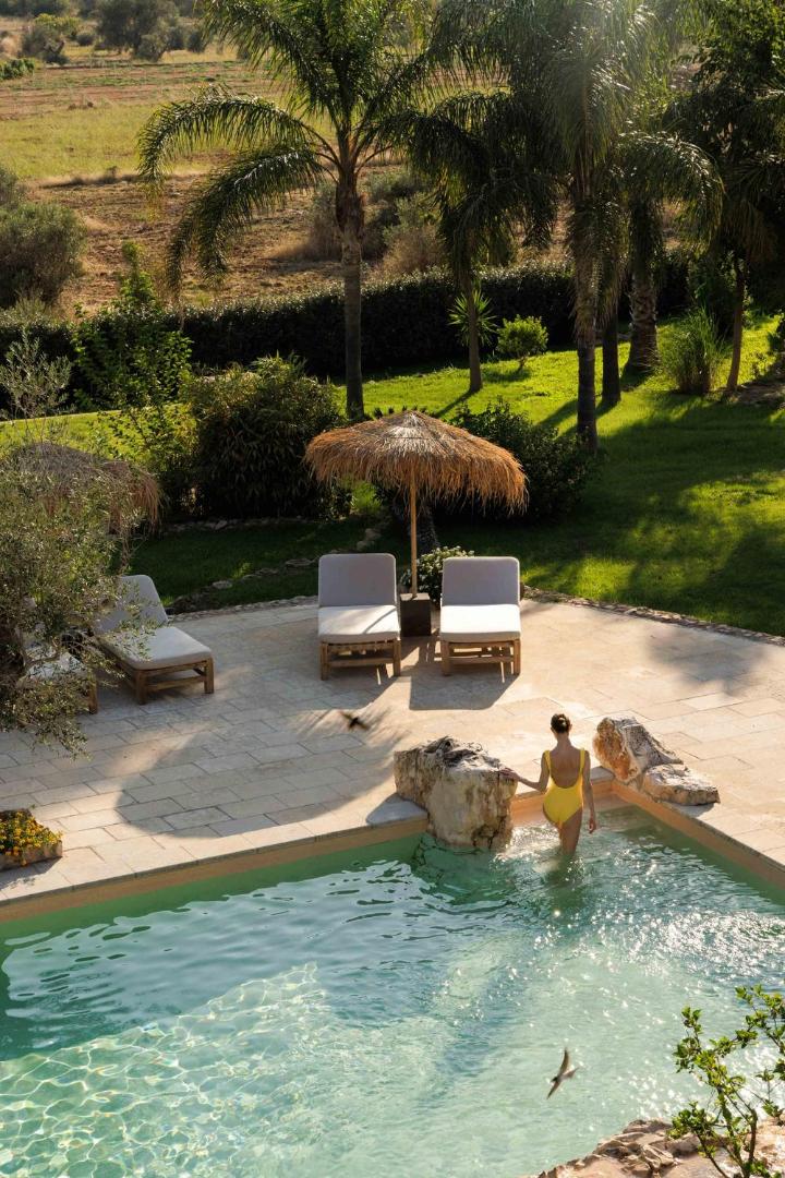 Tenuta Negroamaro, the pool