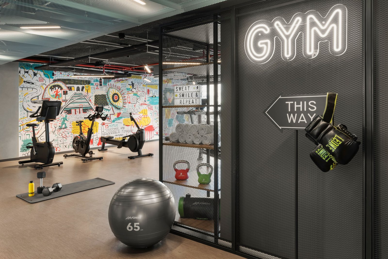 Moxy Barcelona, the gym