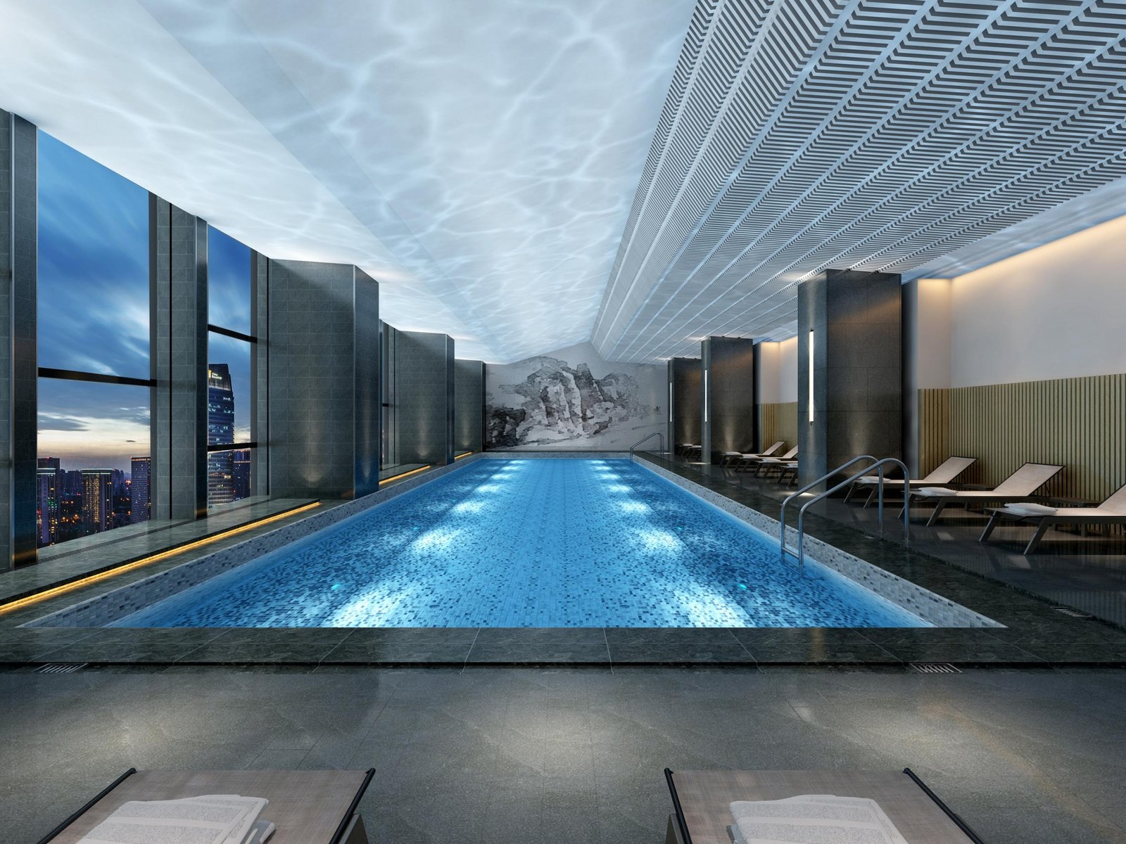 Grand Hyatt Hefei, the pool