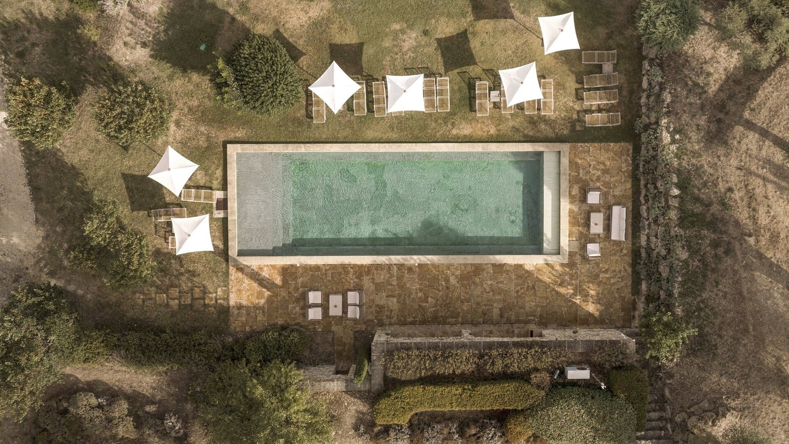 Le Galinier, the pool