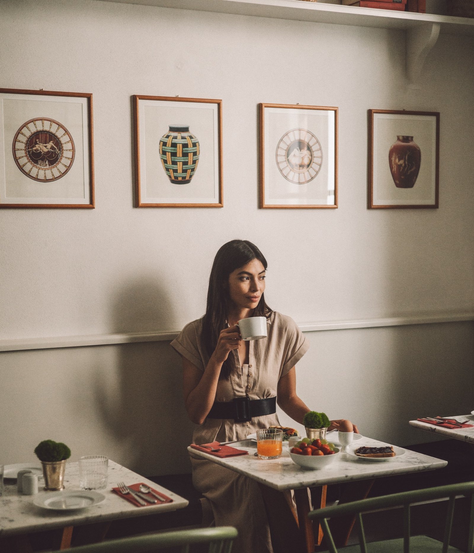 Casa G. Firenze, at the table