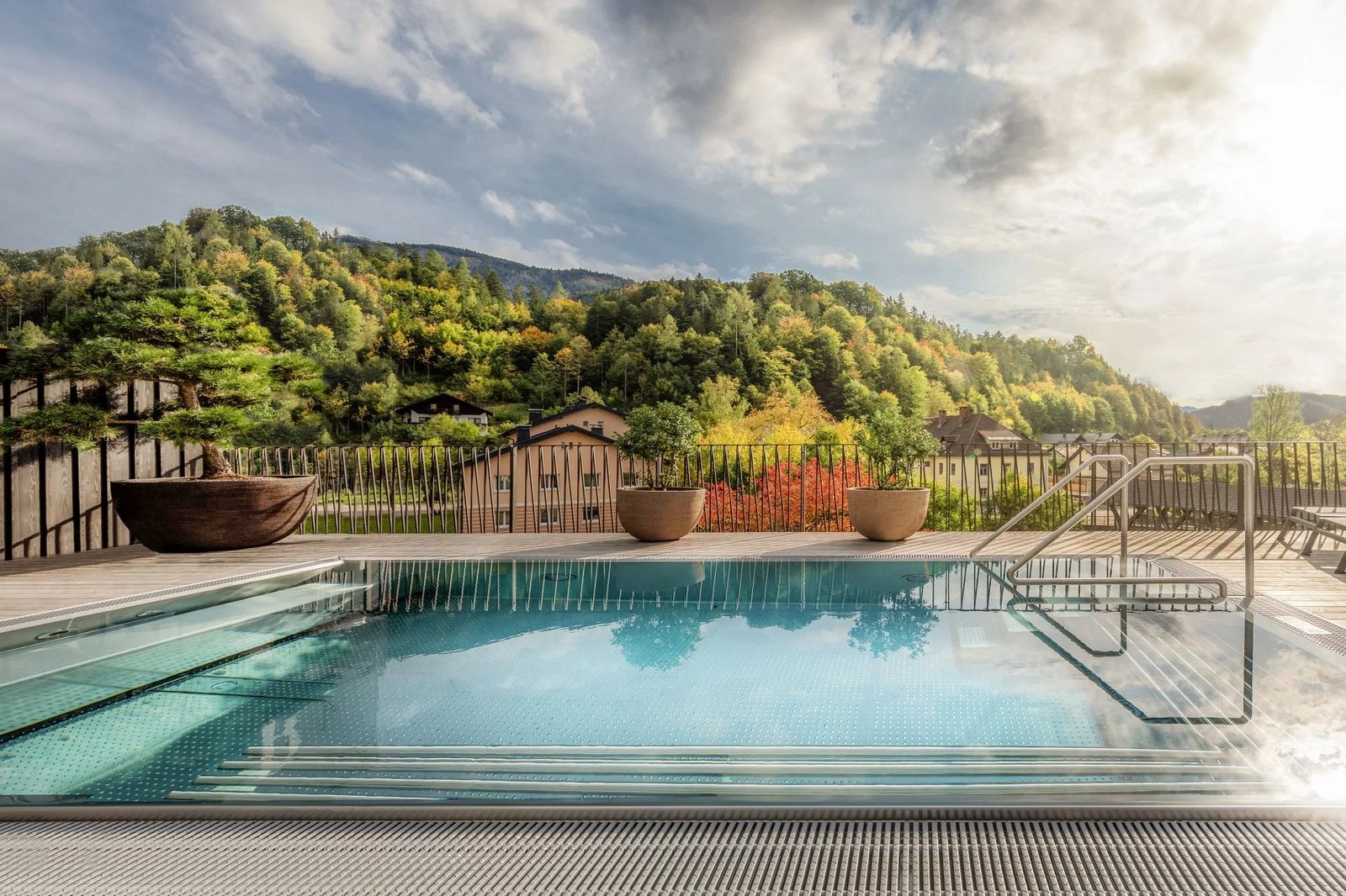 Refugium Lunz, the pool