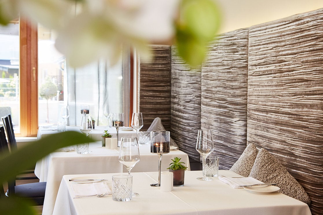 Huber's Boutiquehotel, at the table
