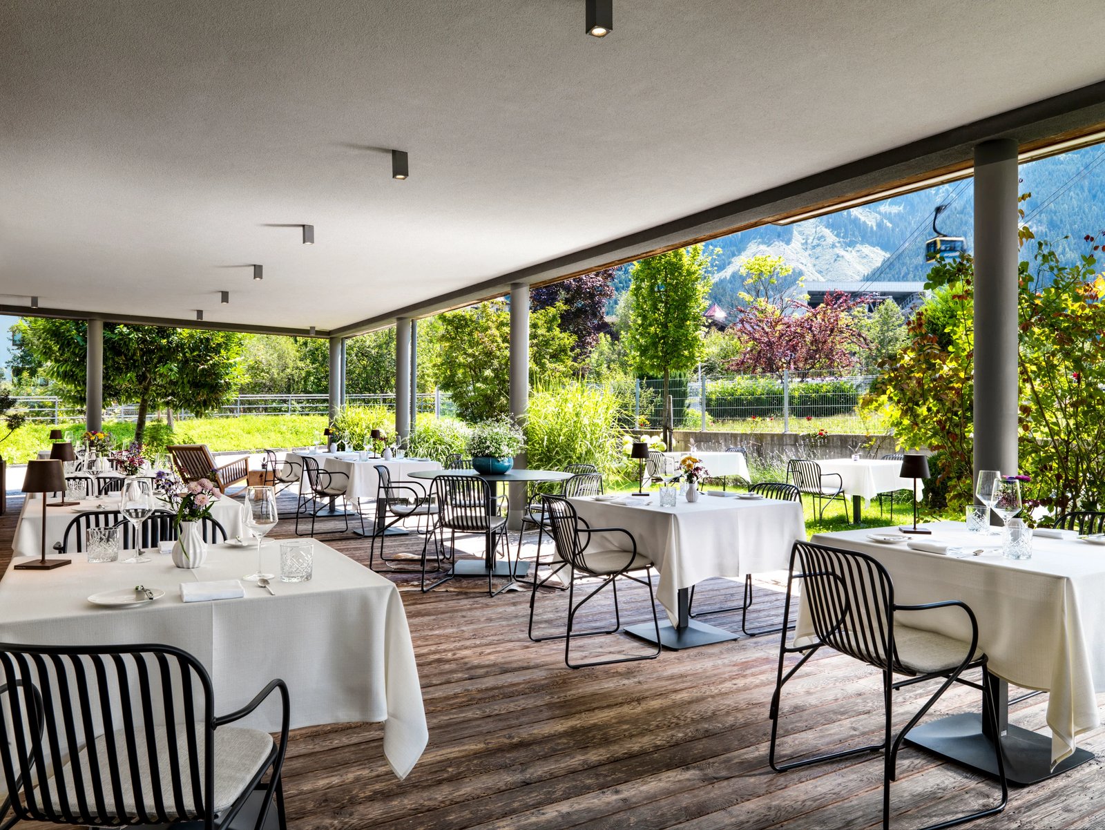 Huber's Boutiquehotel, at the table