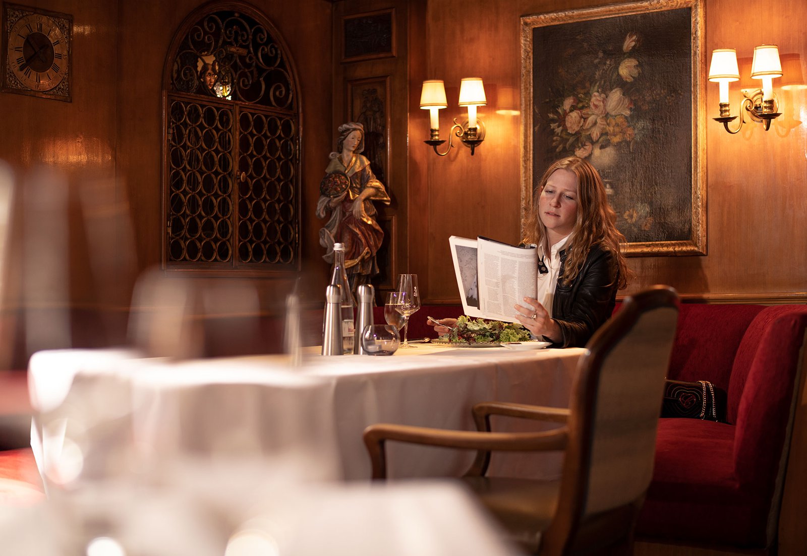 Hotel Erbprinz Ettlingen, at the table