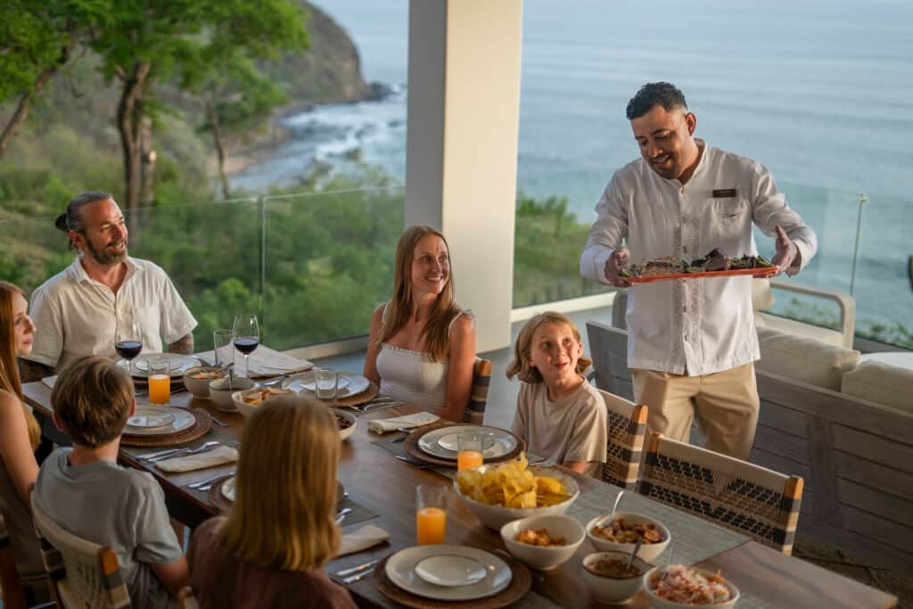 Rancho Santana, at the table