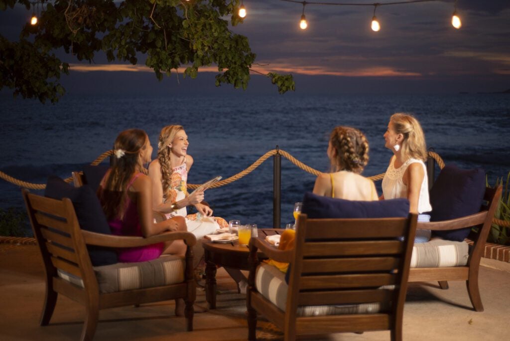 Rancho Santana, at the table
