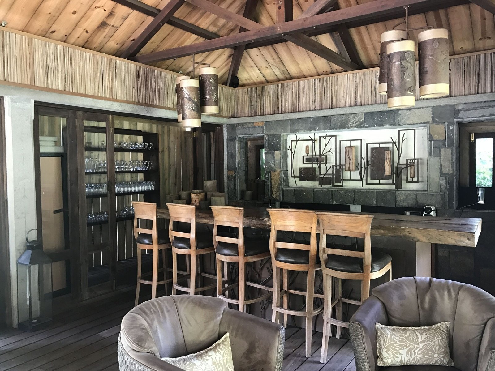 Lakaz Chamarel Exclusive Lodge, at the table