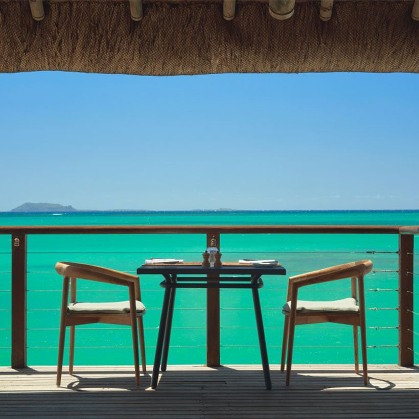 Paradise Cove Boutique Hotel, at the table