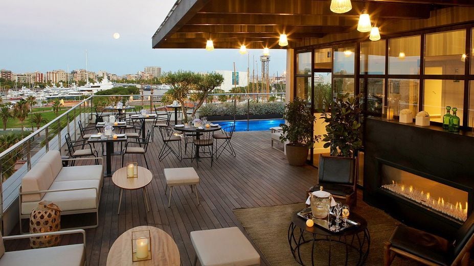 The Serras Barcelona, el sueño rooftop terrace & bar