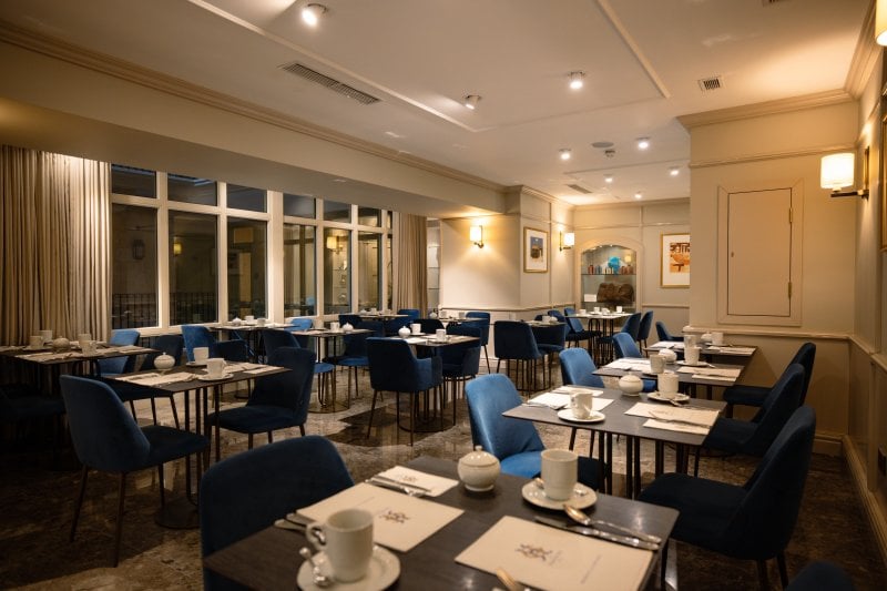 The Gomerino Hotel, at the table