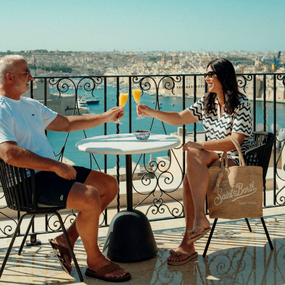1926 Le Parisot Boutique Suites, Valletta Malta, at the table