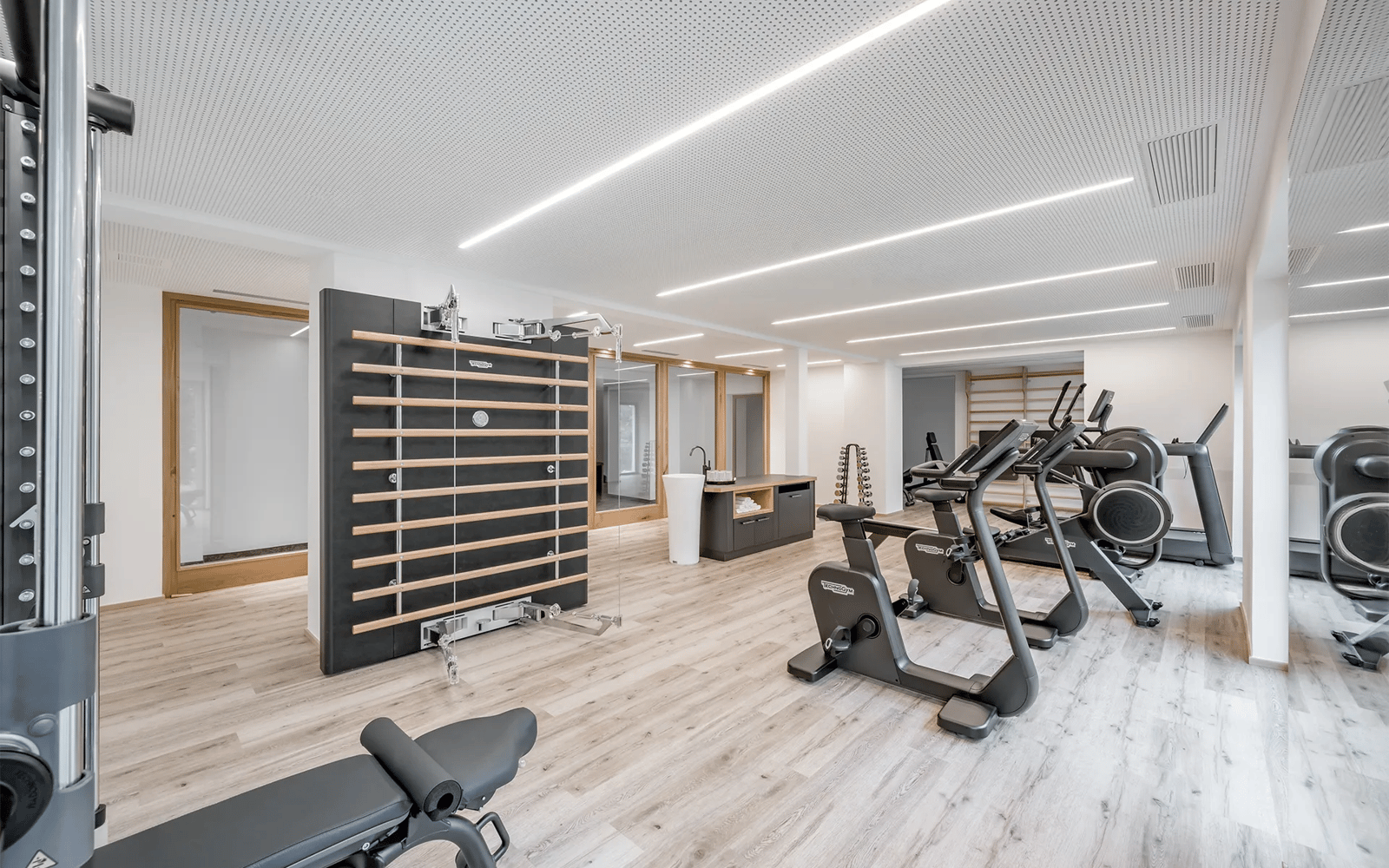 Hotel Bellevue, the saunas and gym