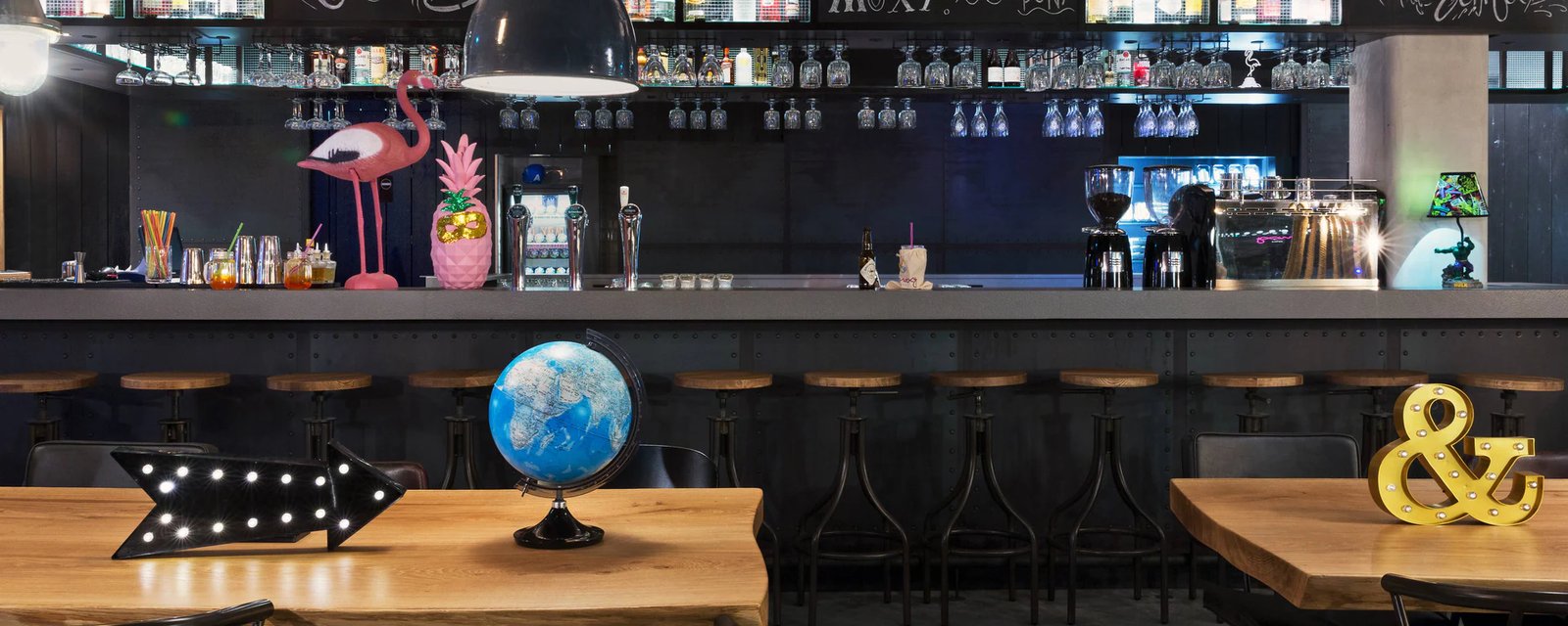 Moxy Amsterdam Houthavens — eat & drink