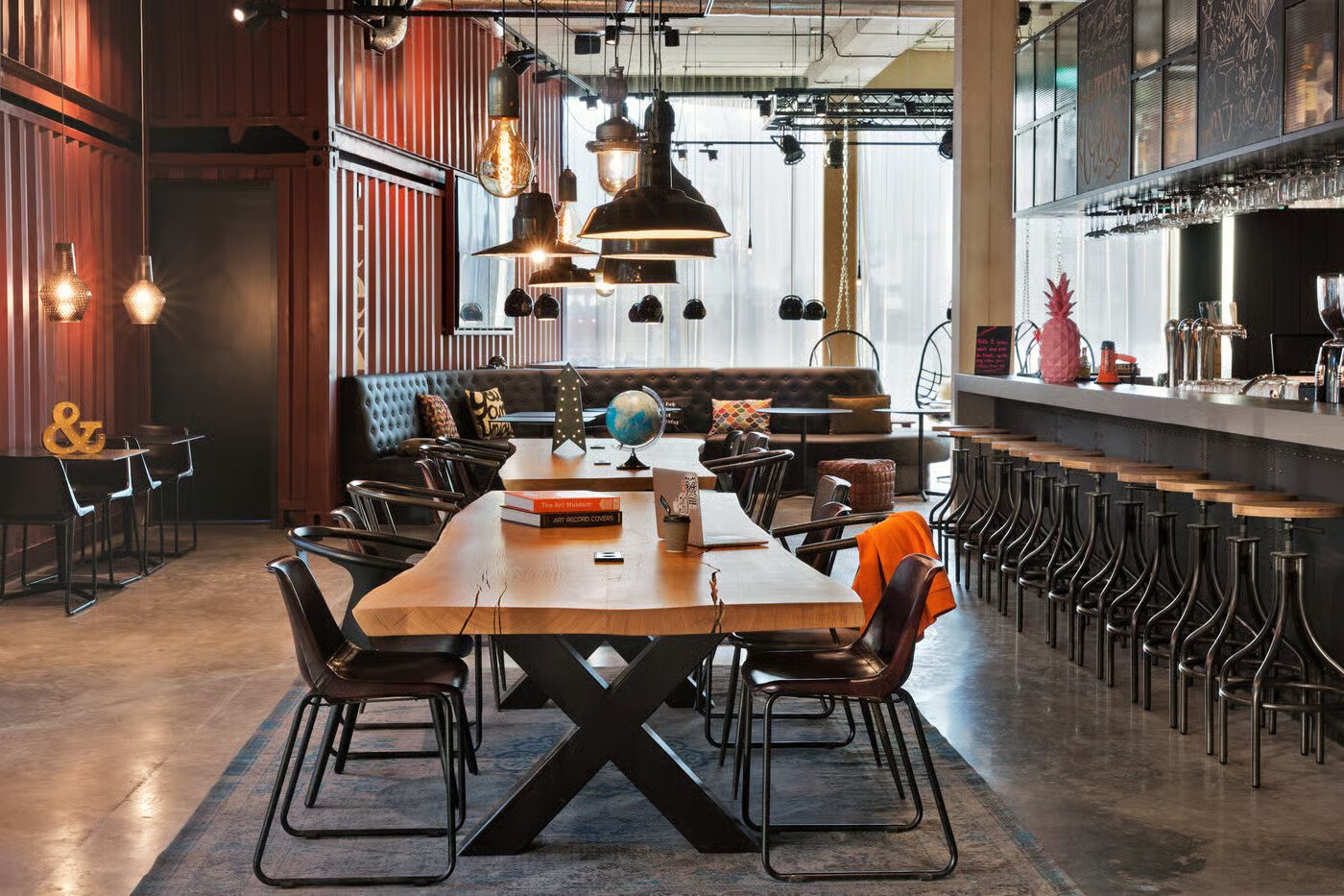 Moxy Amsterdam Houthavens — eat & drink
