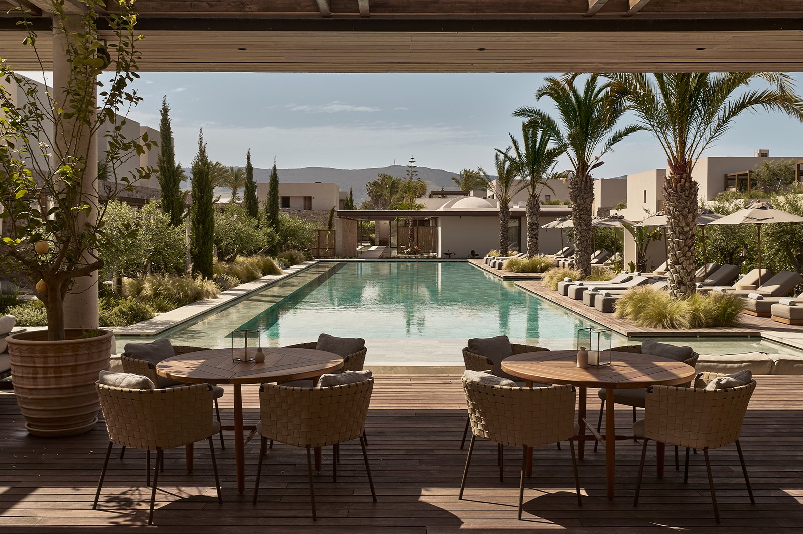 Theros All Suite Hotel, at the table