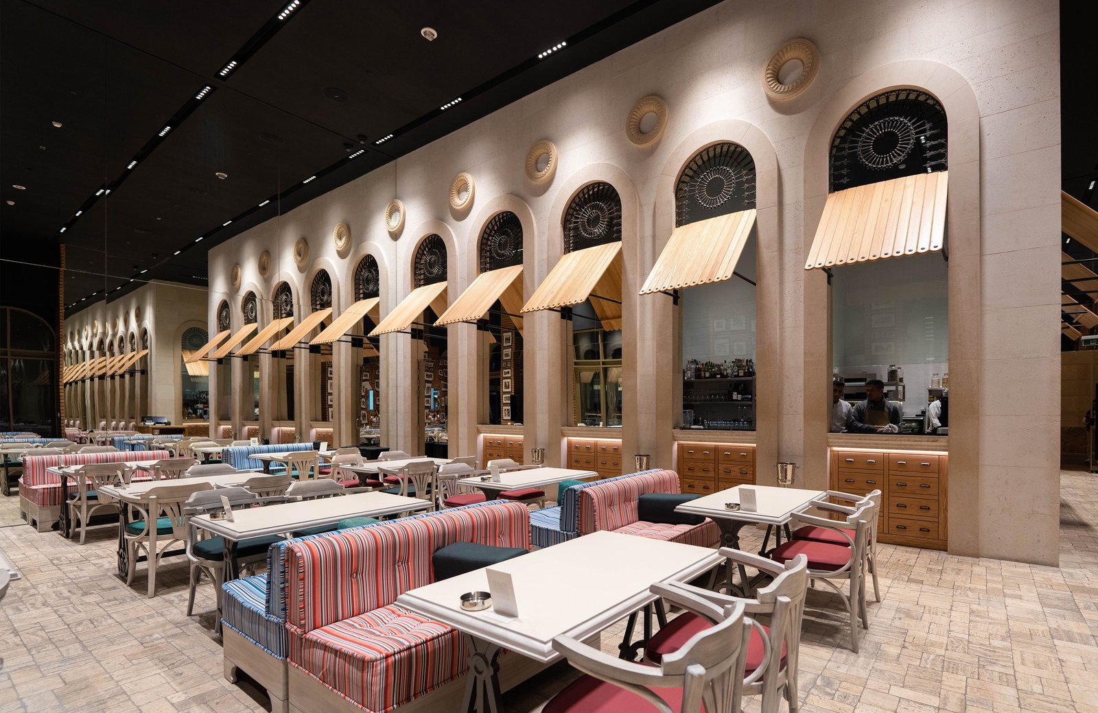 The St. Regis Marsa Arabia Island, The Pearl Qatar, at the table