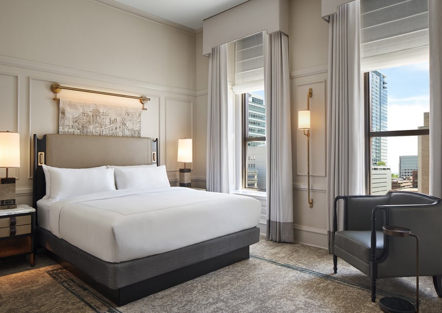 The Pfister Hotel, rooms