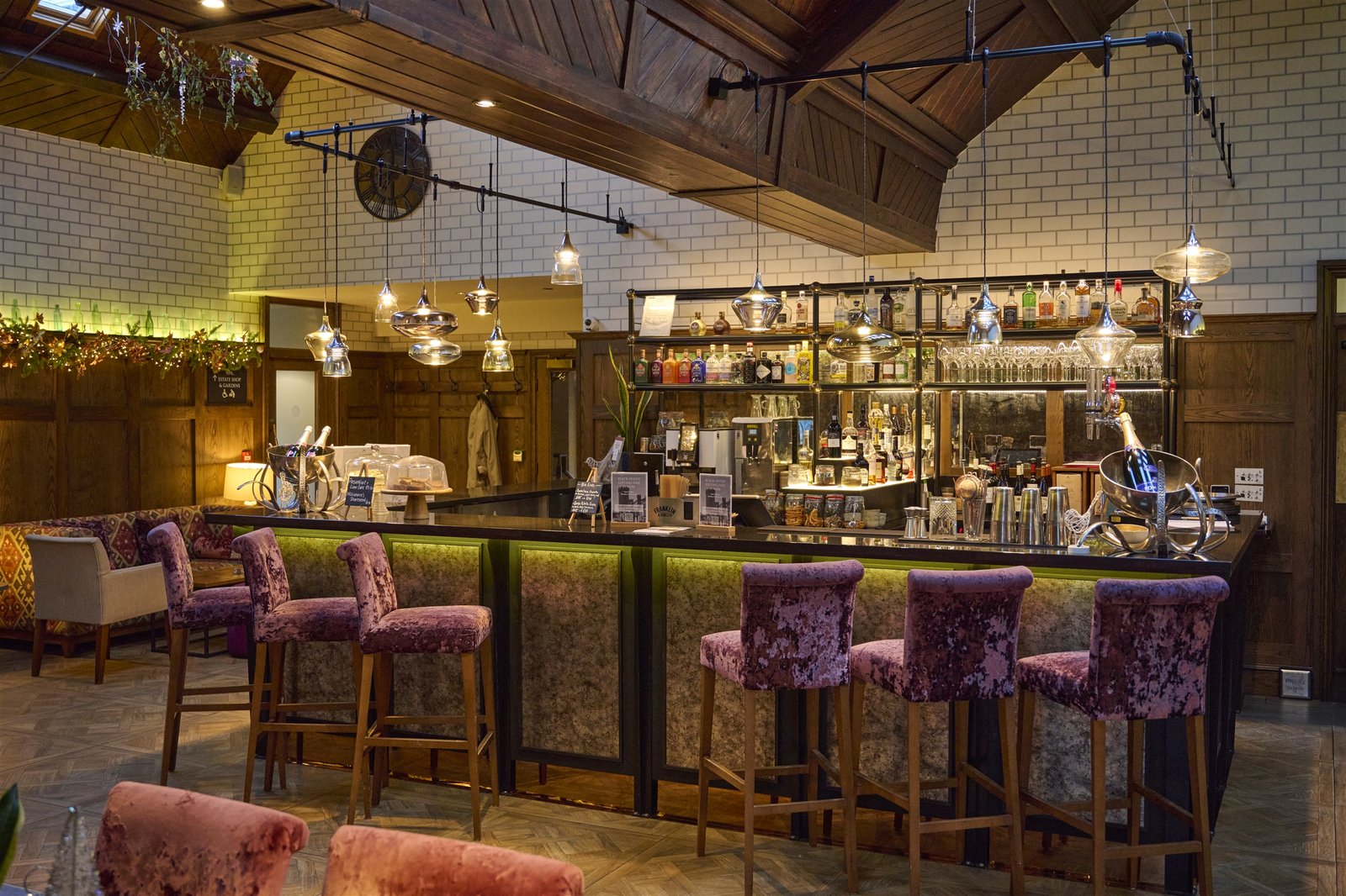Swinton Estate, the terrace restaurant