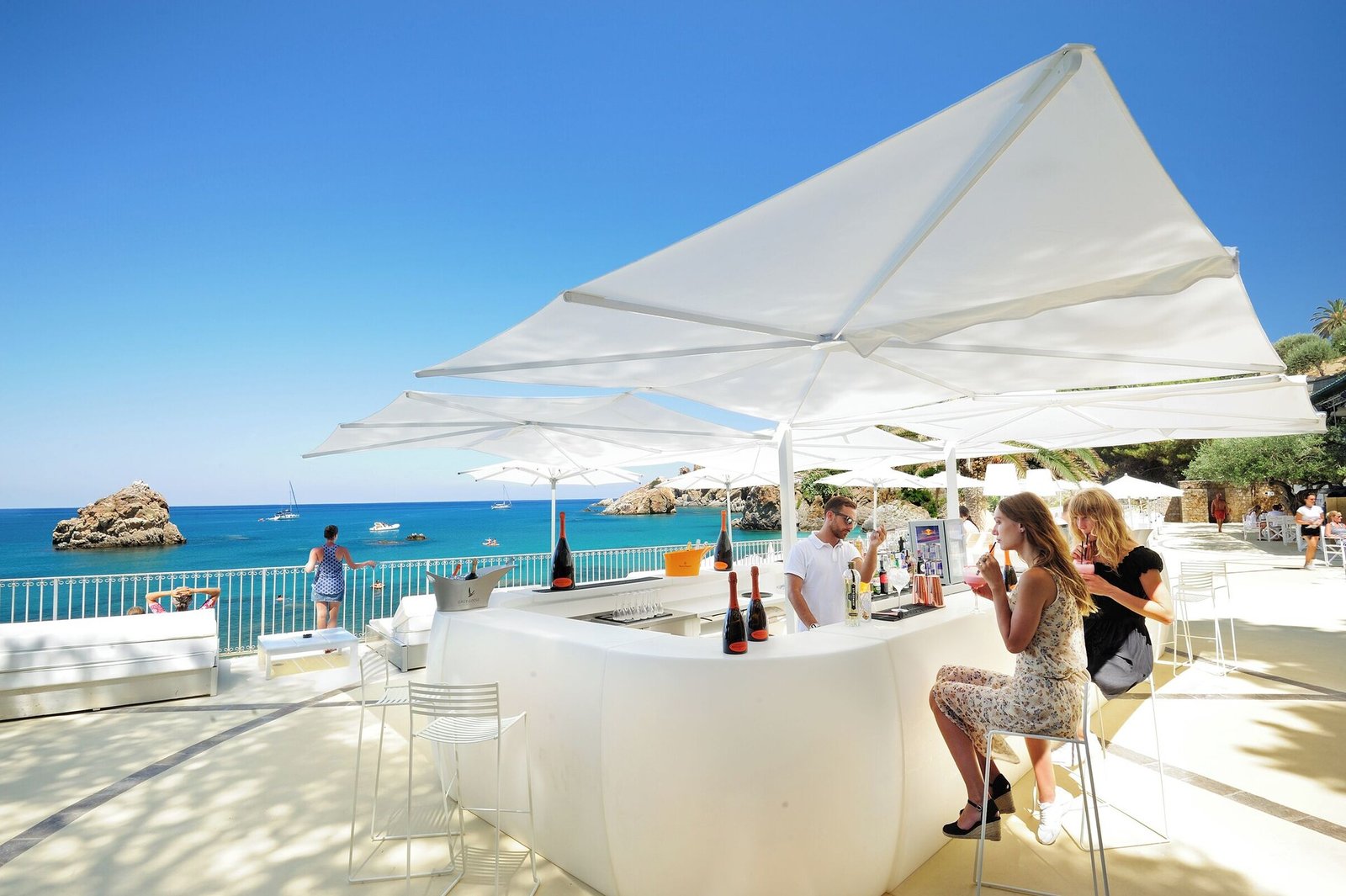 Hotel Le Calette, at the table
