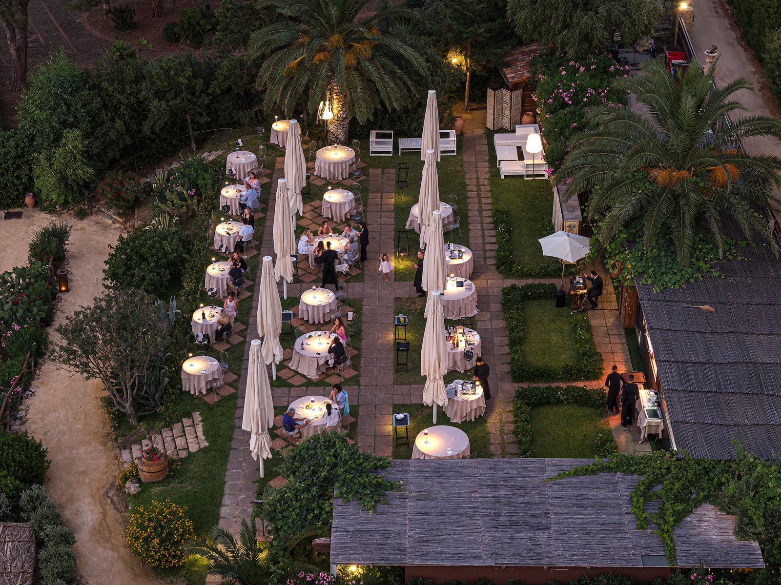 Hotel Le Calette, at the table