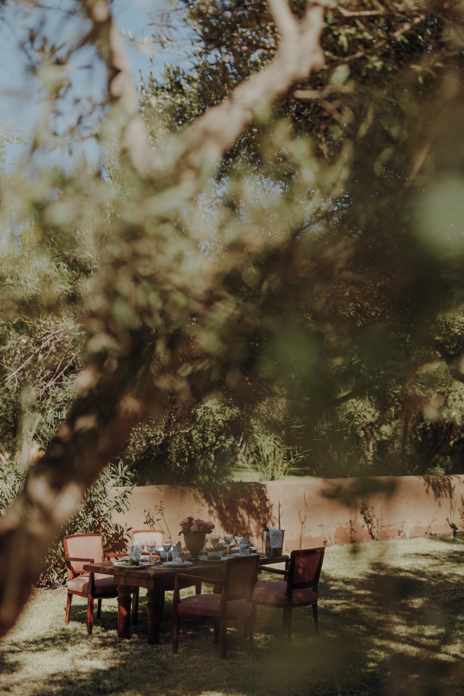 Casa Memoria Marrakech, at the table