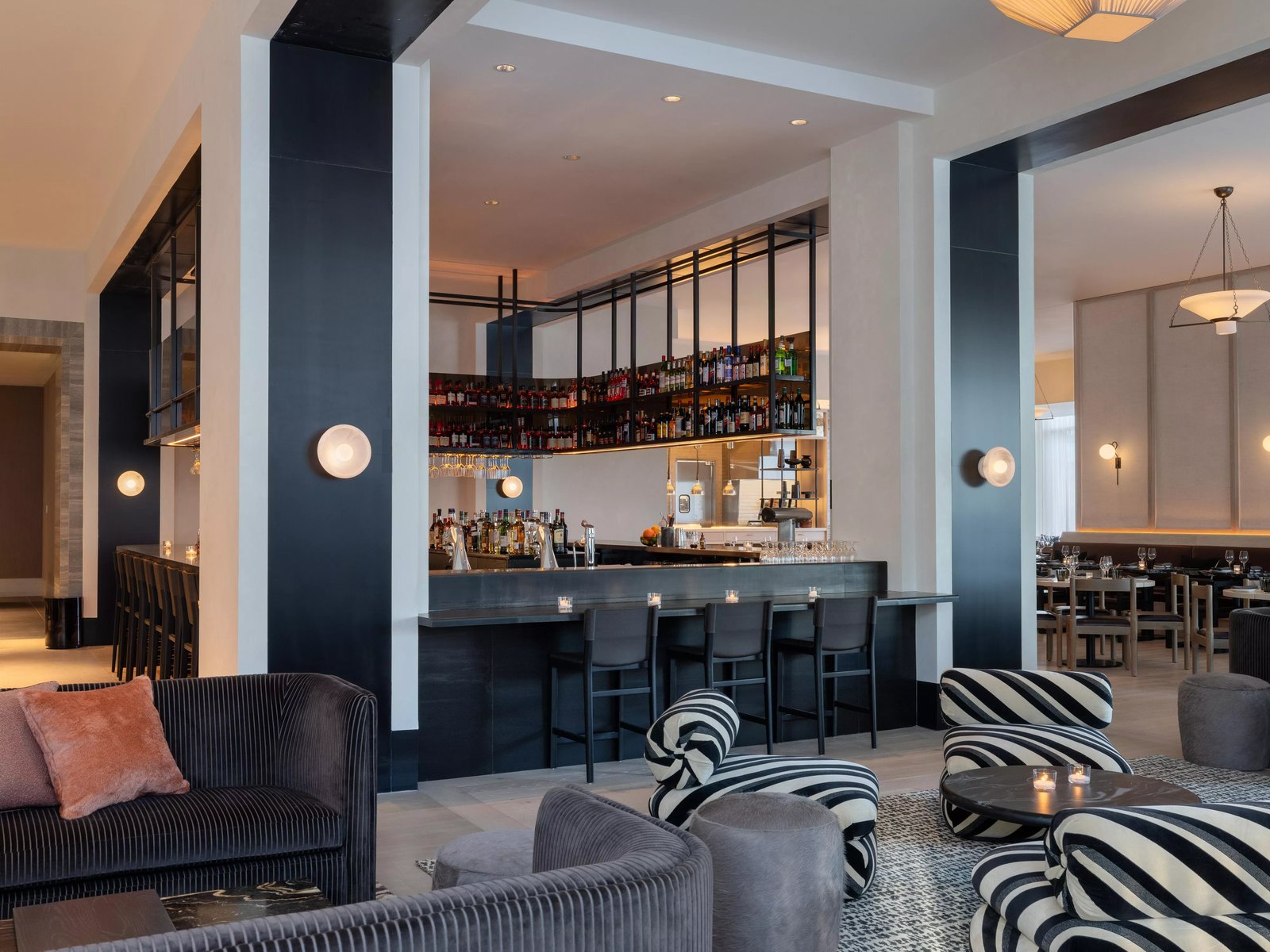 Kimpton Claret Hotel, at the table