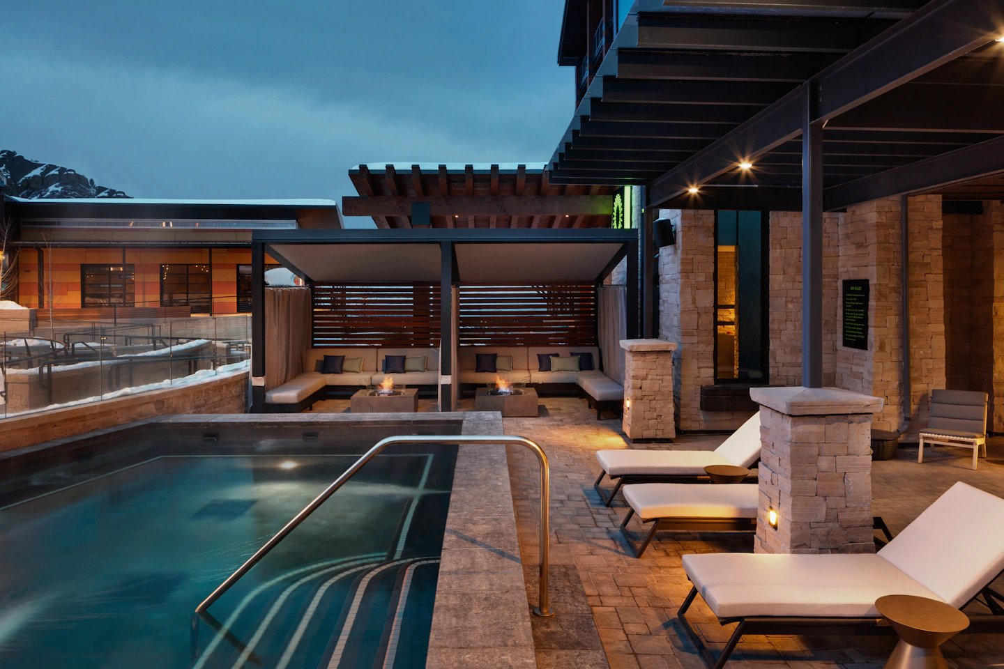 Limelight Snowmass, spa pools and gym