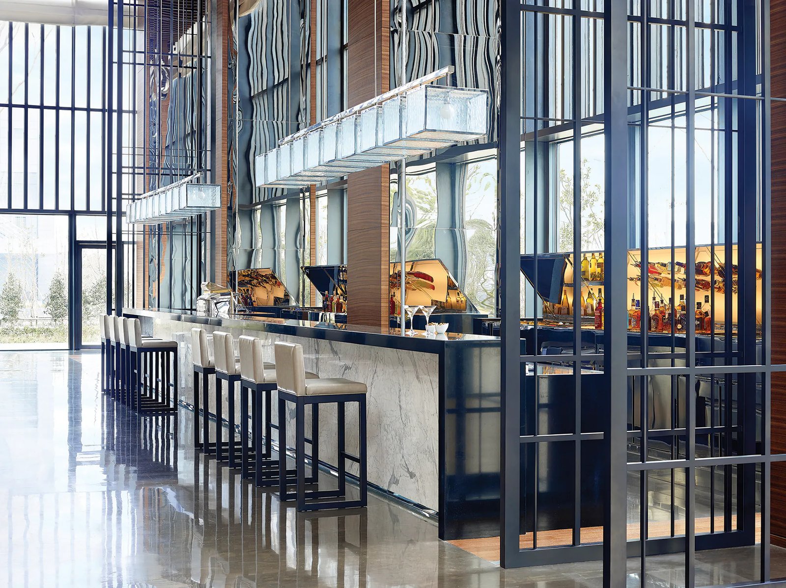 Langham Place, Ningbo Culture Plaza, at the table