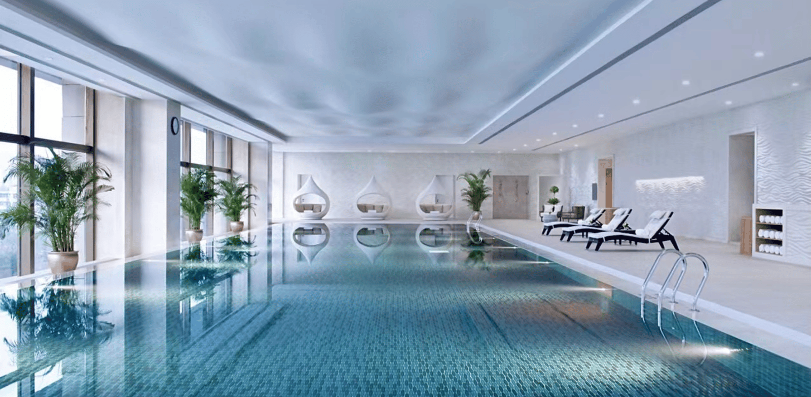 Shangri-La Hotel, the pool
