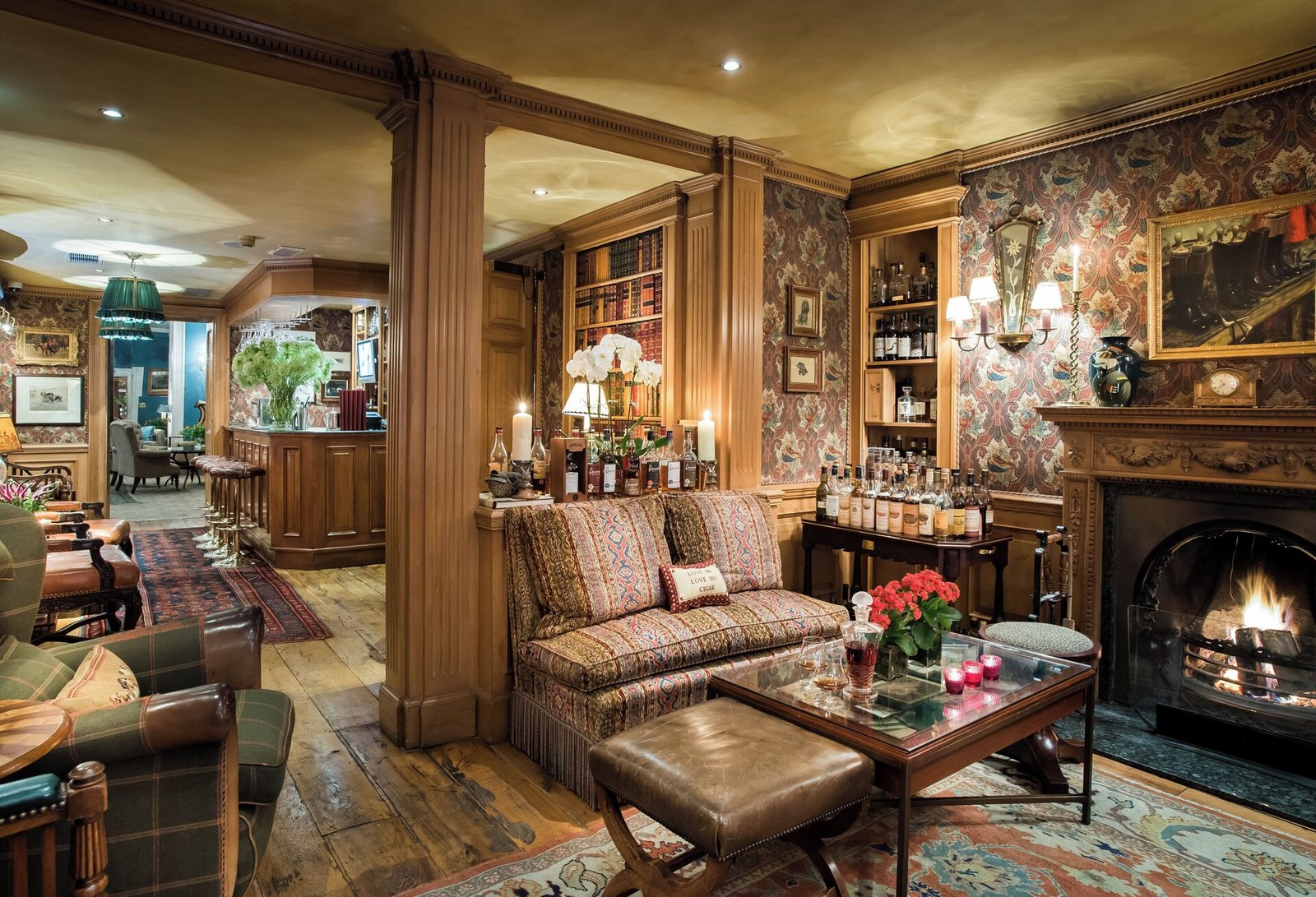 Summer Lodge Country House Hotel & Restaurant, at the table