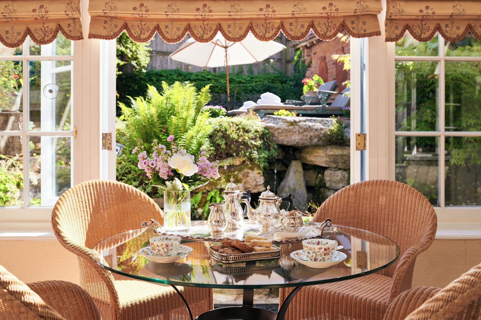 Summer Lodge Country House Hotel & Restaurant, at the table