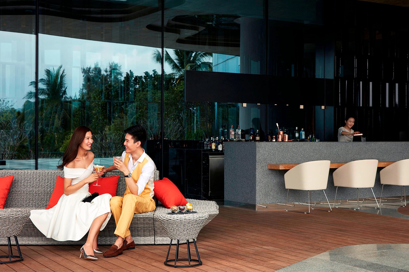 The Shanhaitian Resort Sanya, Autograph Collection, at the table