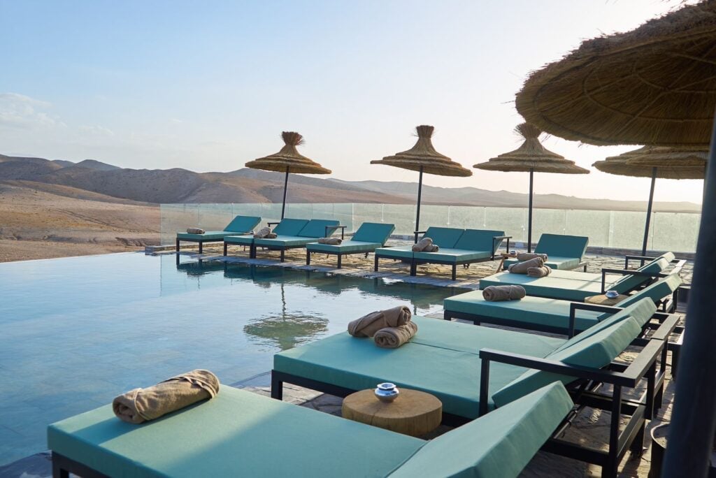 Stellar Agafay Desert Camp, the pool
