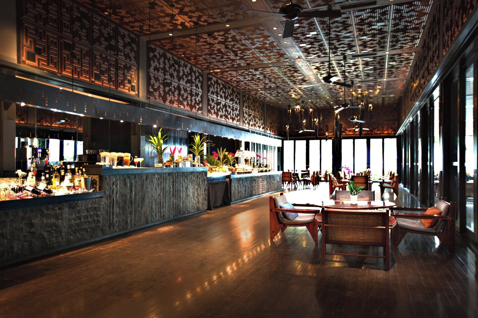 InterContinental Sanya Resort, at the table