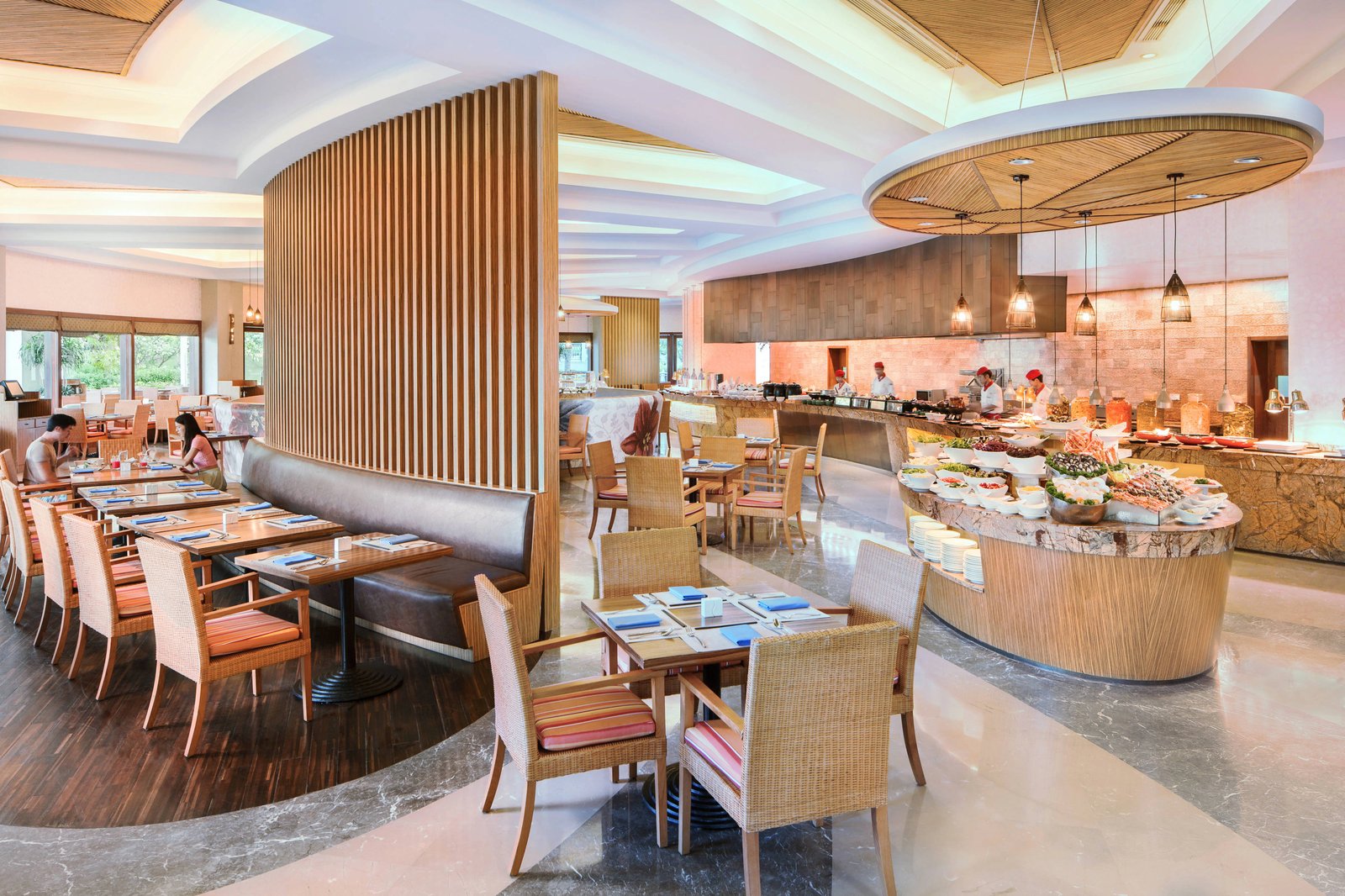 Sanya Marriott Yalong Bay Resort & Spa, at the table