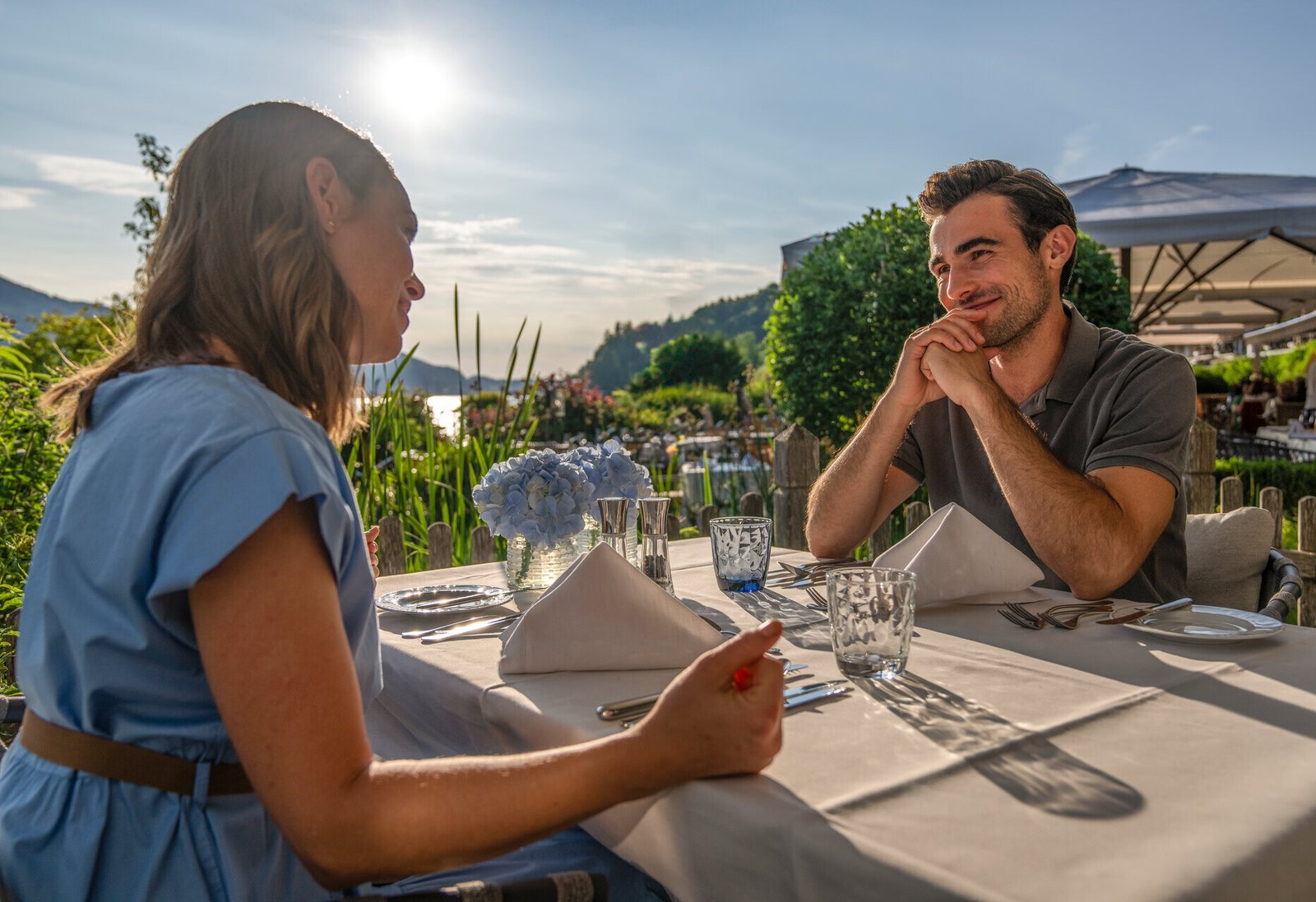 Waldhof Fuschlsee Resort, at the table