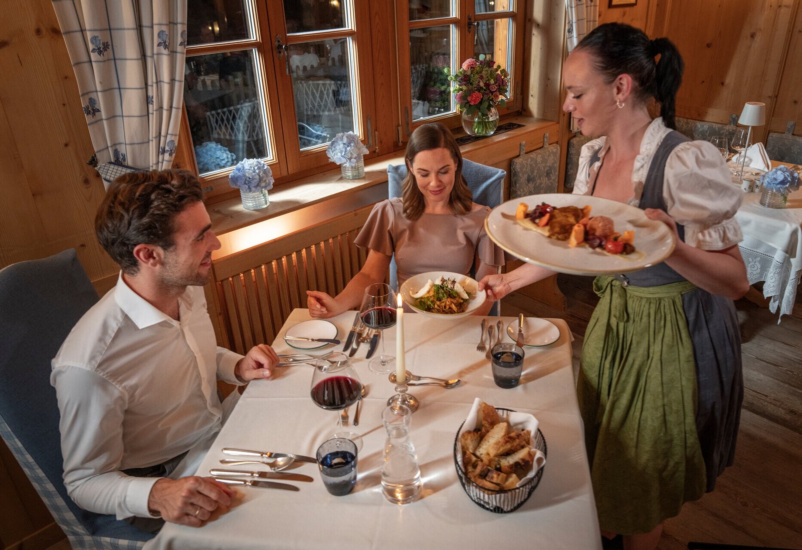 Waldhof Fuschlsee Resort, at the table