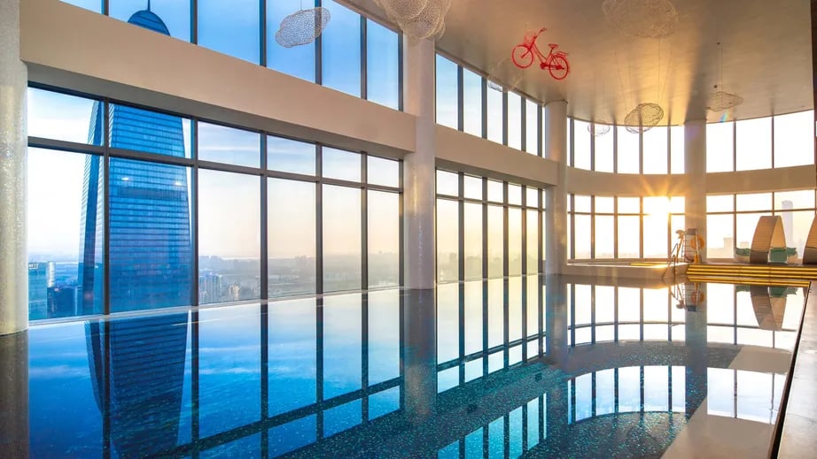 W Suzhou, the pool