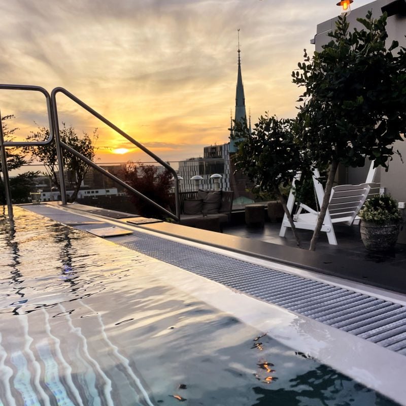 Downtown Camper, the pool