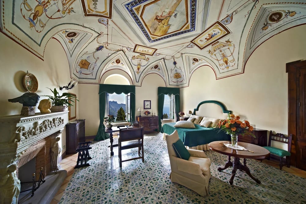 Villa Cimbrone, rooms
