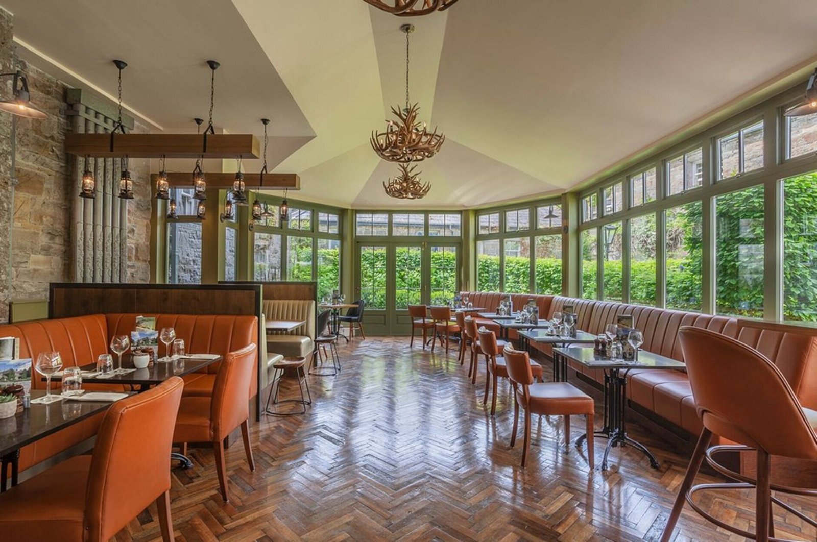 Castle Leslie Estate, at the table