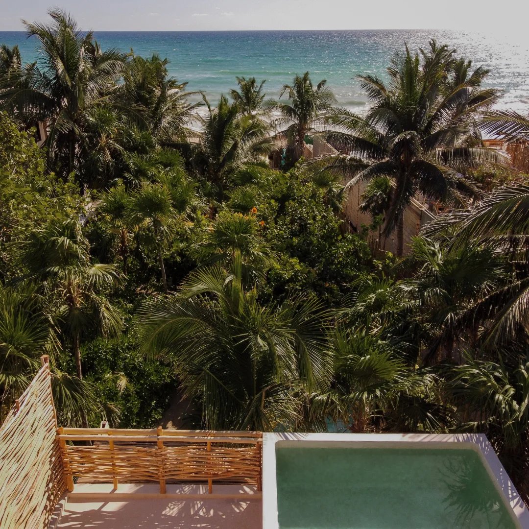 Aldea Canzul, the pool